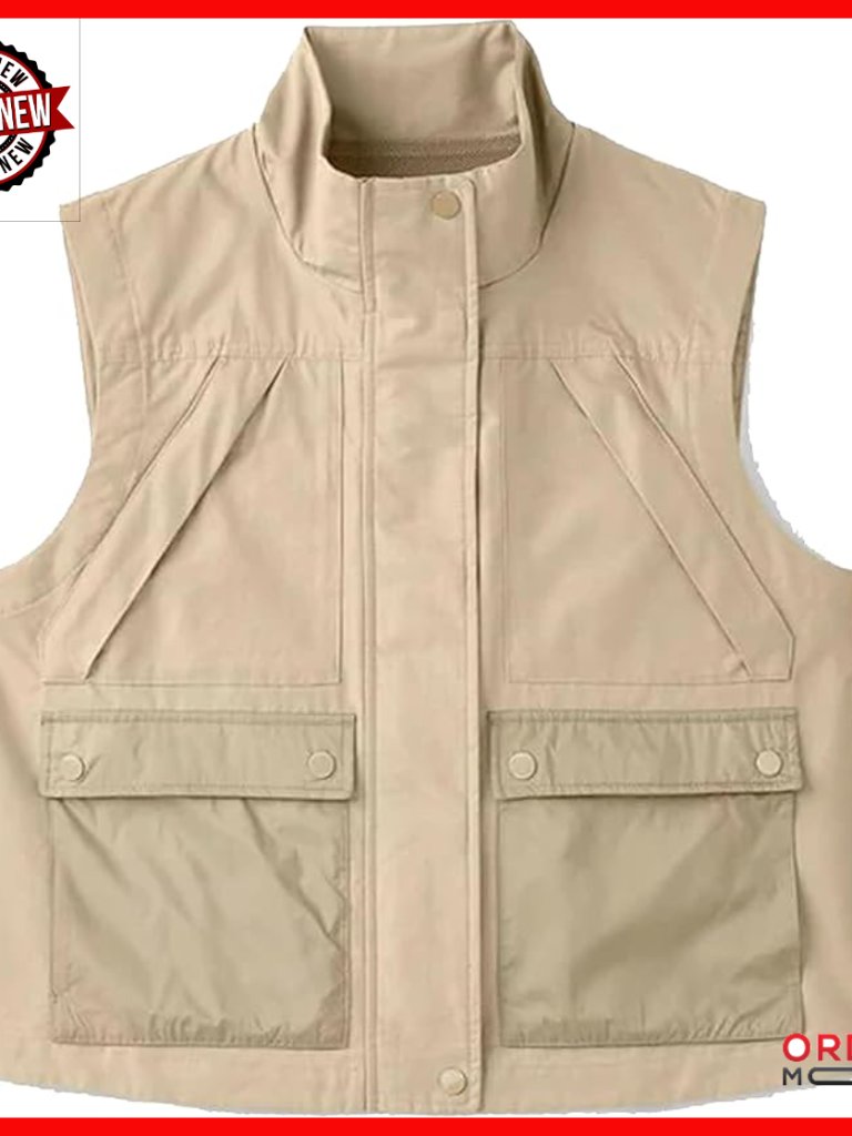 Water Repellent Wind Resistant Outdoor Vest Regular Fit Medium Stretch